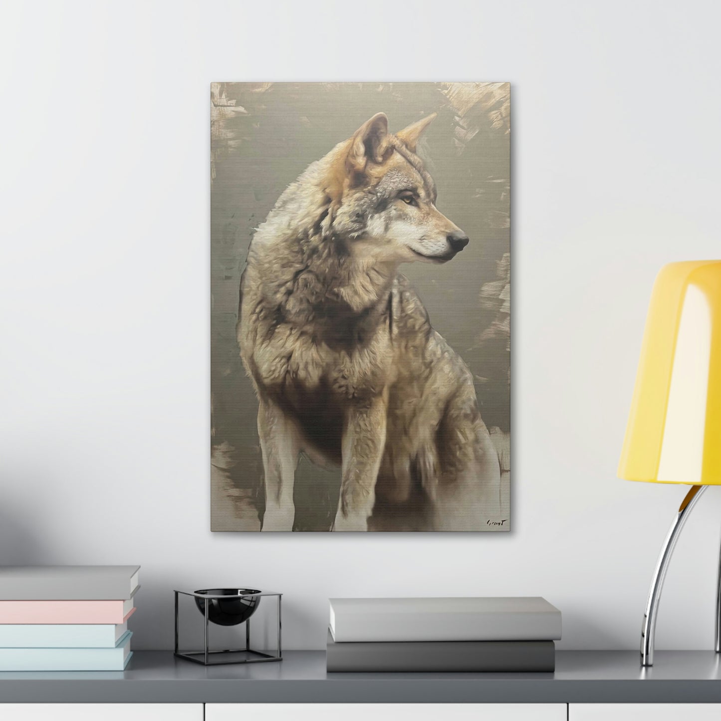 "The Silent Watcher" Stretched Canvas