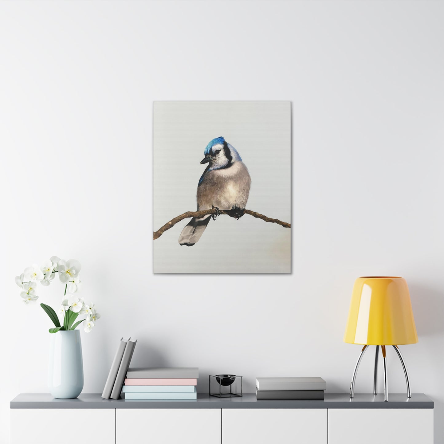 "Blue Jay" Stretched Canvas