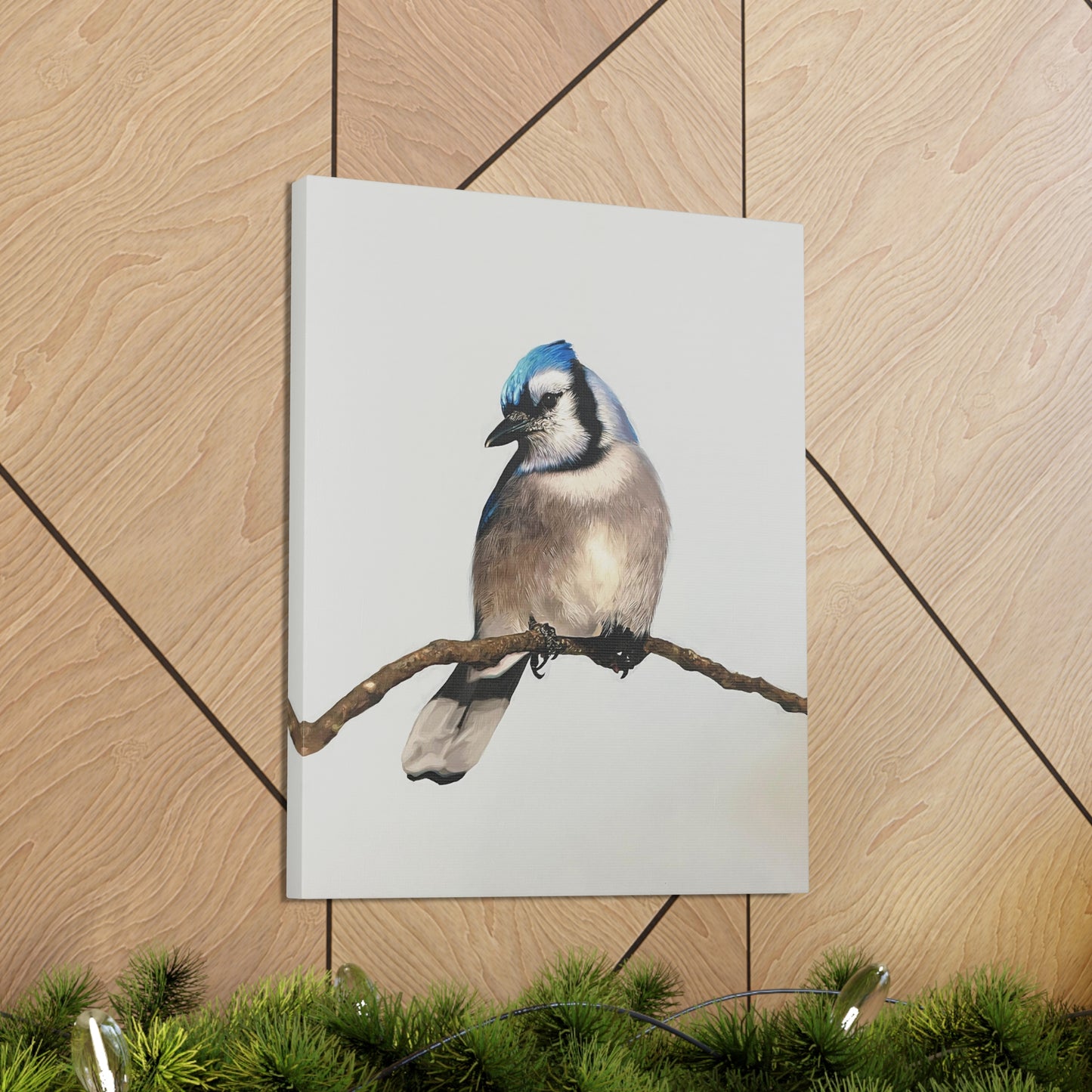 "Blue Jay" Stretched Canvas