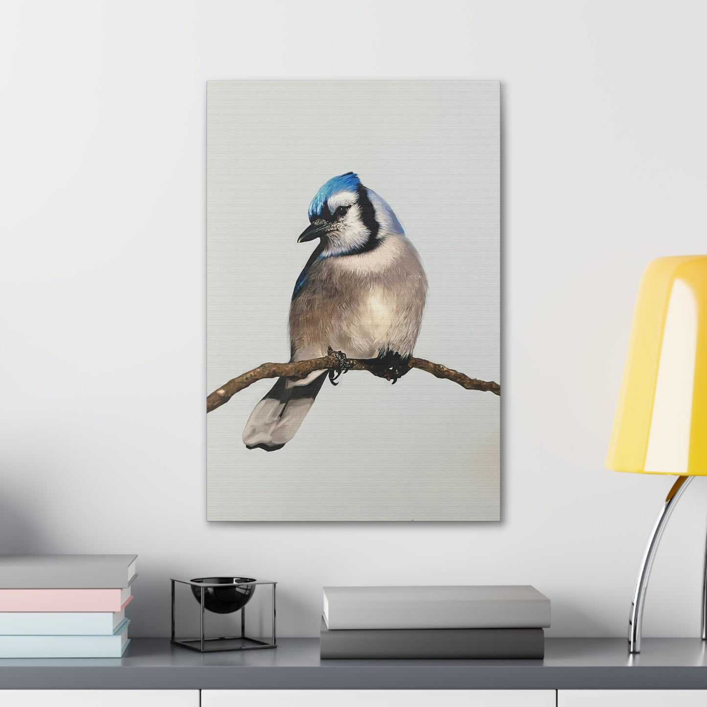 "Blue Jay" Stretched Canvas