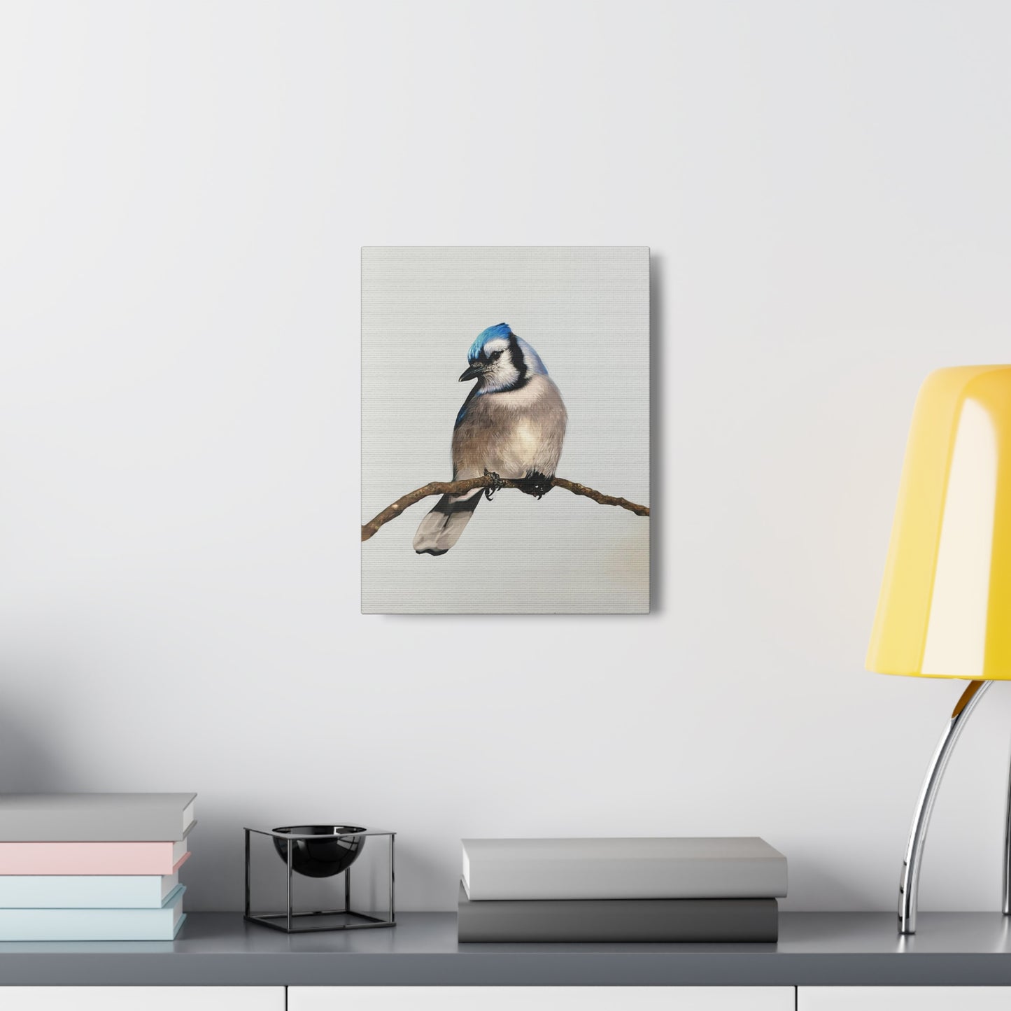 "Blue Jay" Stretched Canvas