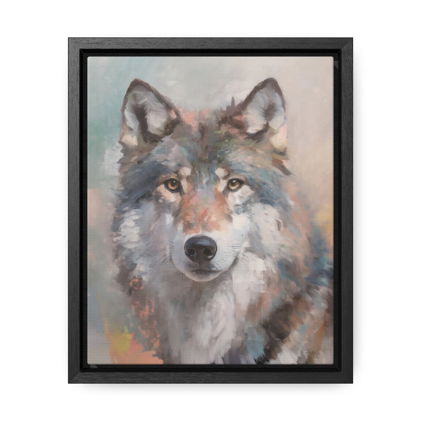 "Mystic Gaze" Framed Canvas