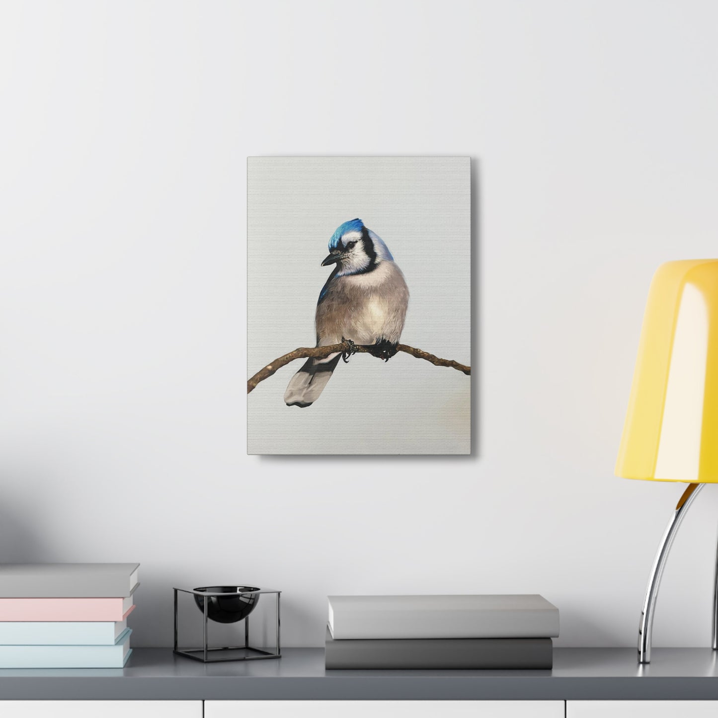 "Blue Jay" Stretched Canvas