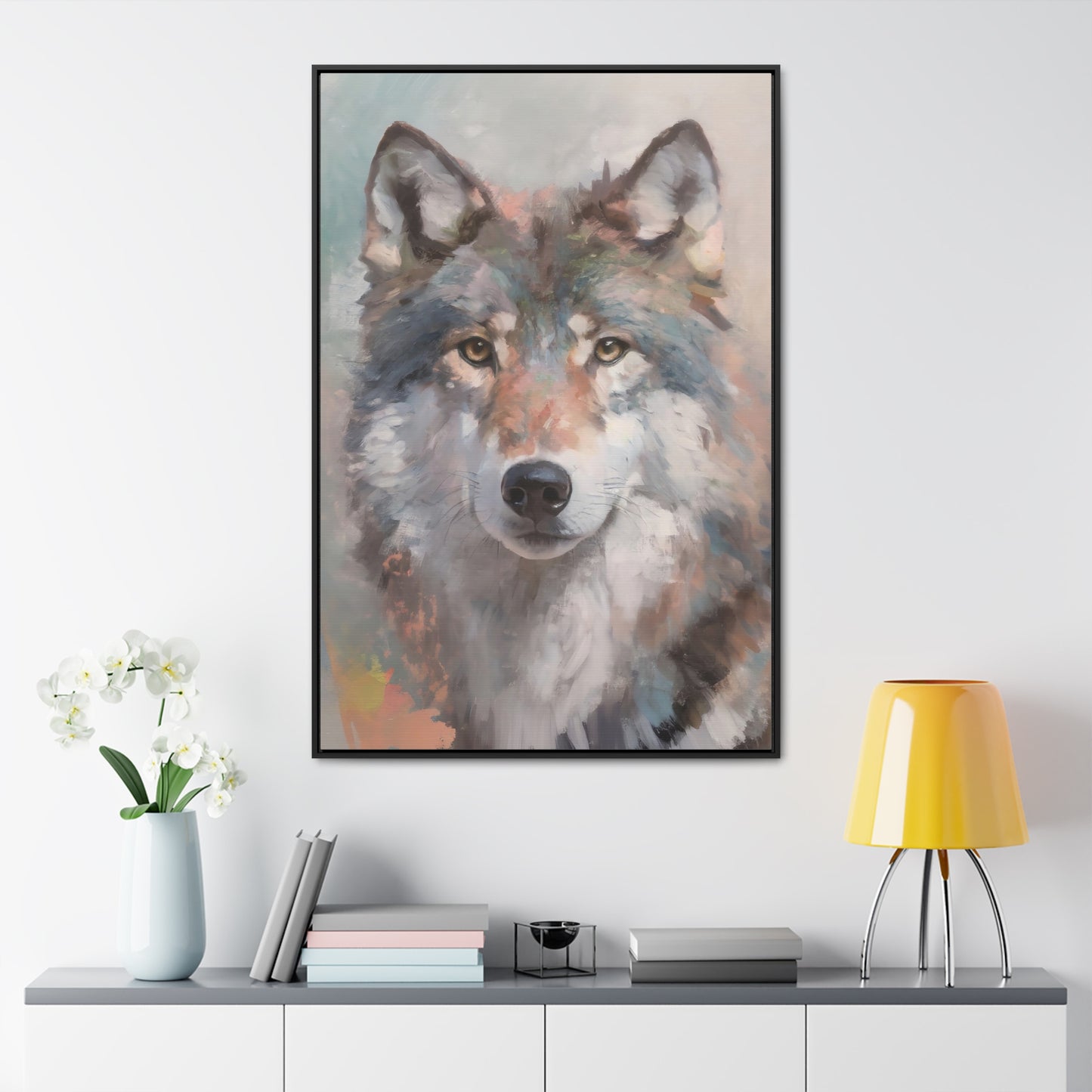 "Mystic Gaze" Framed Canvas