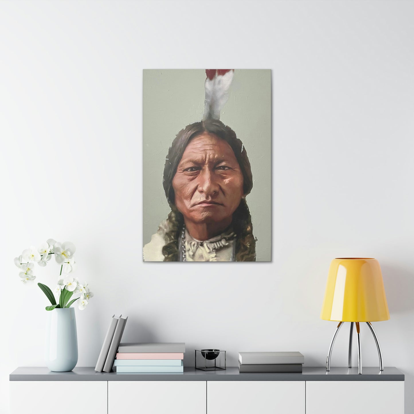 "Sitting Bull" Stretched Canvas