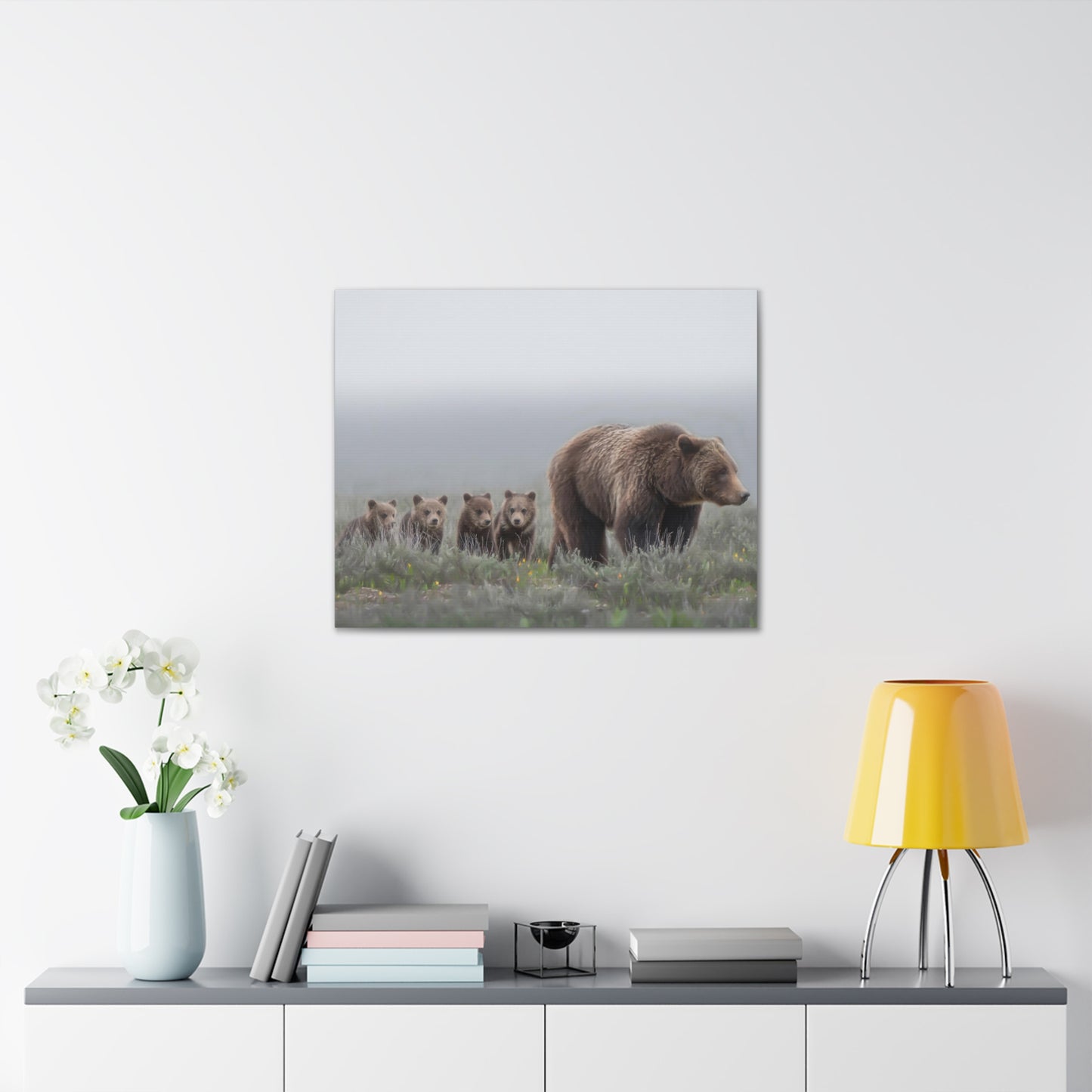 "Grizzly 399" Stretched Canvas