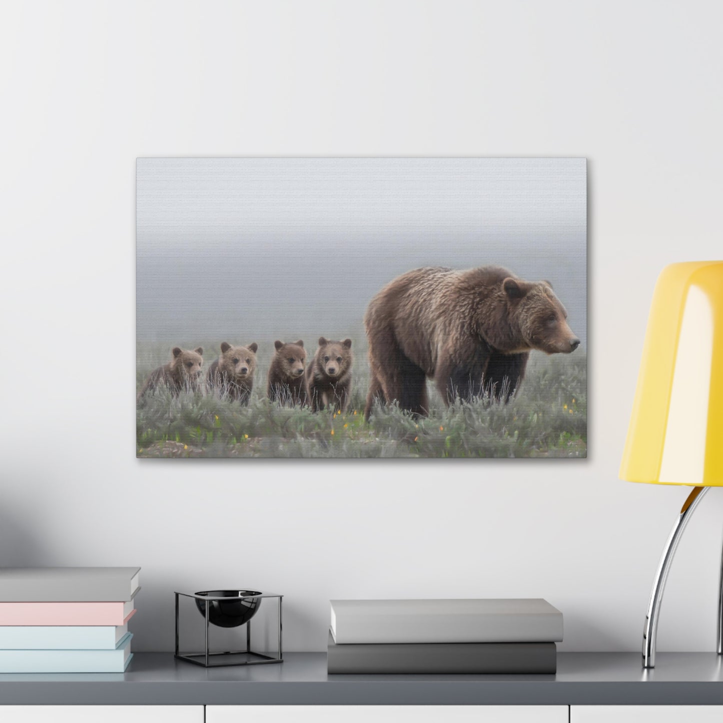 "Grizzly 399" Stretched Canvas