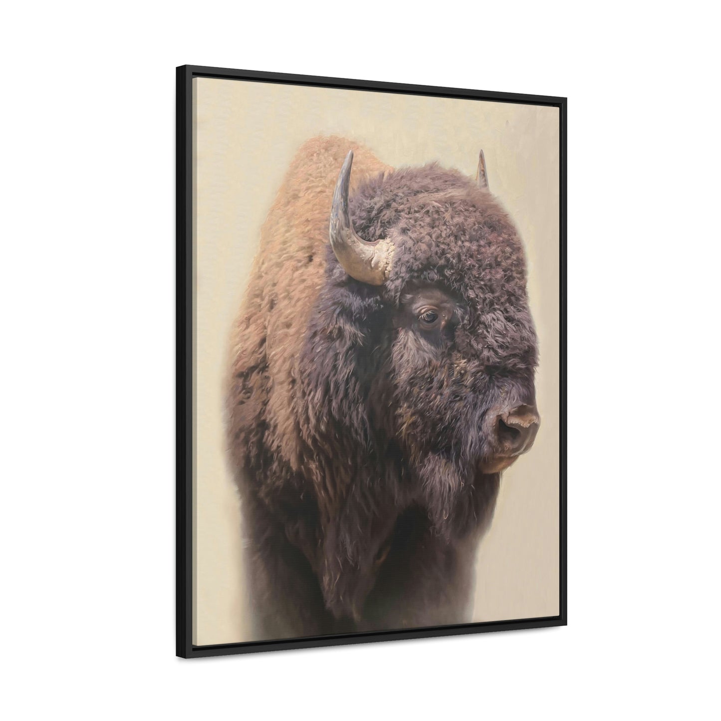 "The Roaming Beast" Framed Canvas