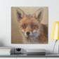 "Auburn Beauty" Stretched Canvas Fox Painting