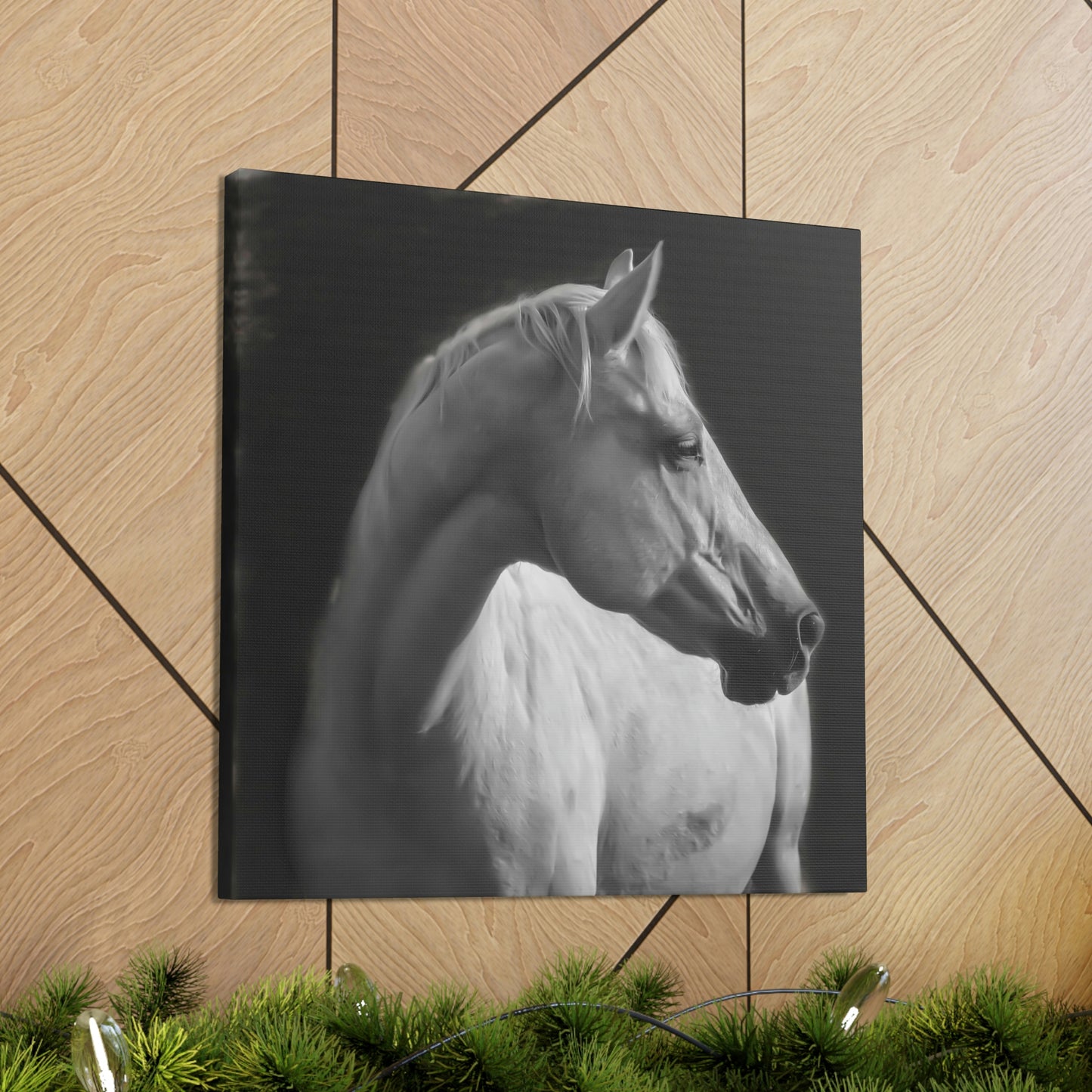 "The Mellow Mustang" Stretched Canvas