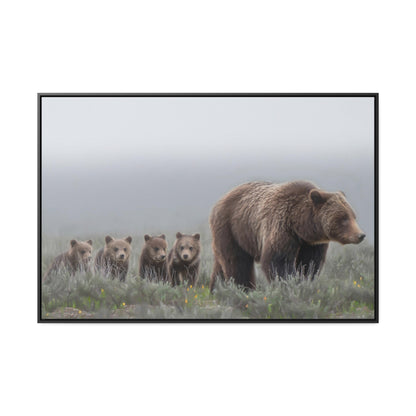 "Grizzly 399" Framed Canvas