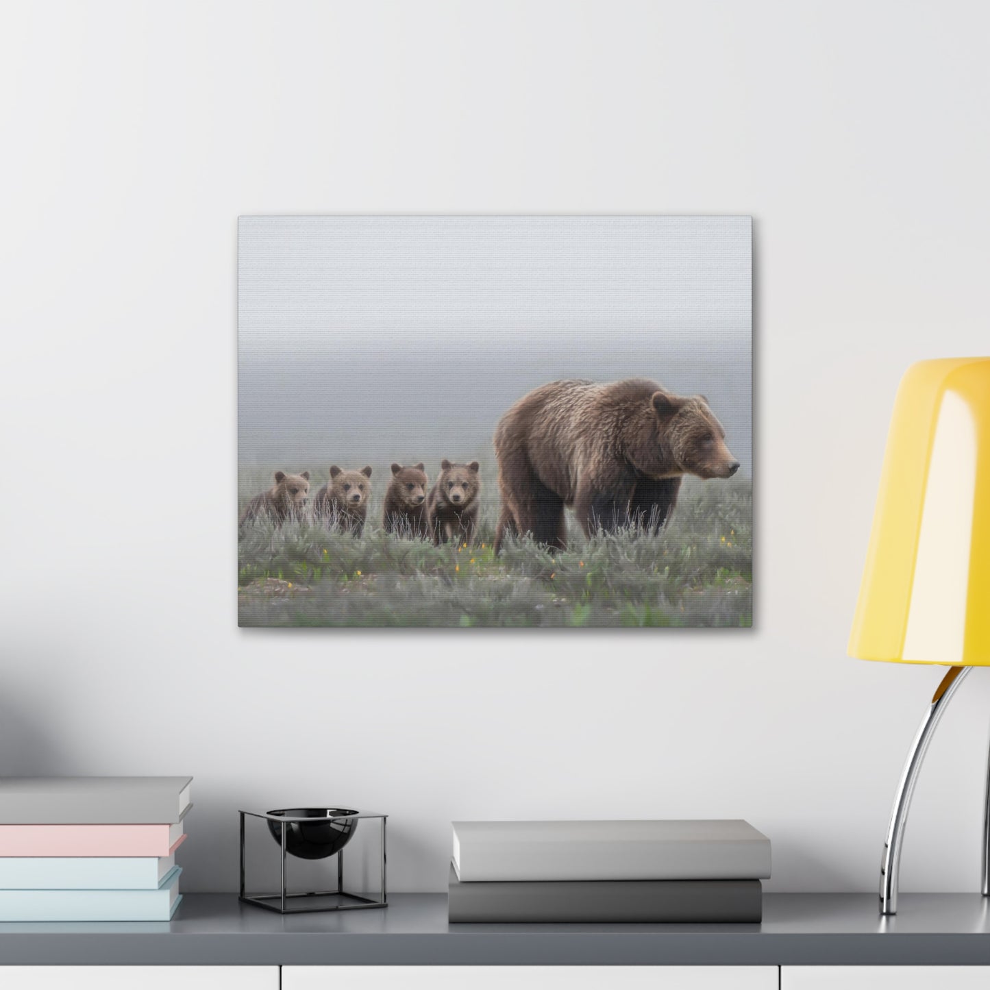 "Grizzly 399" Stretched Canvas