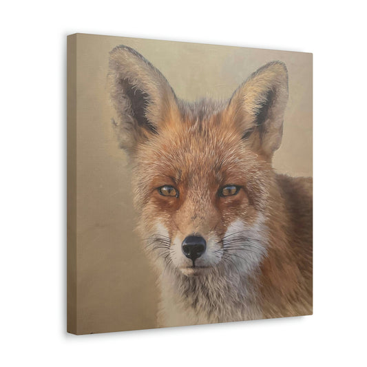 "Auburn Beauty" Stretched Canvas Fox Painting