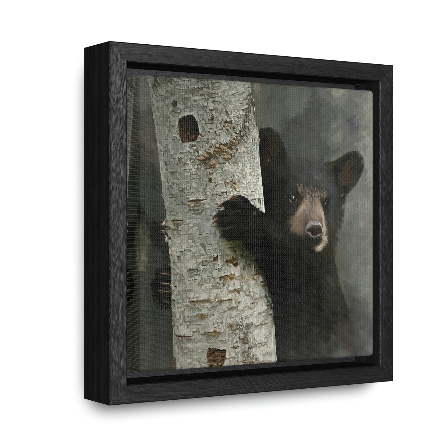 "Bear Hug" Framed Canvas