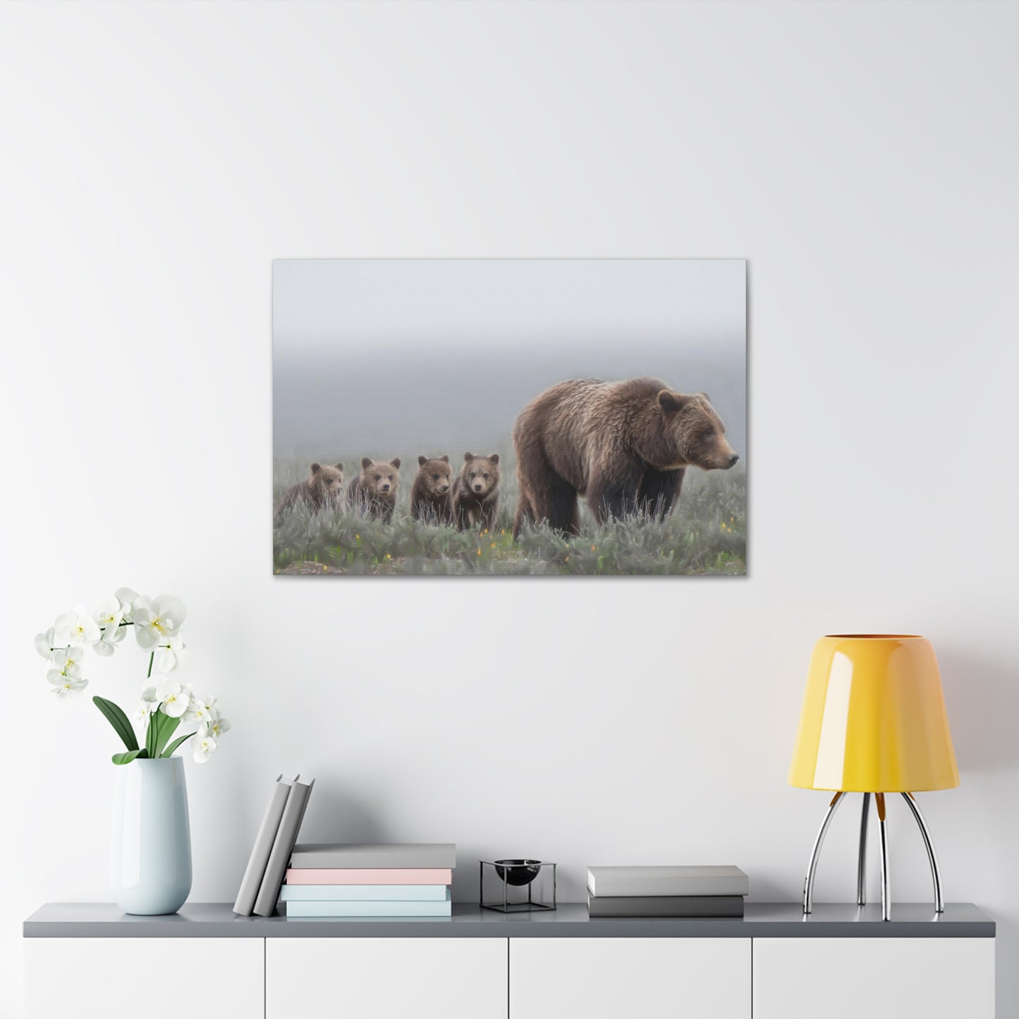 "Grizzly 399" Stretched Canvas