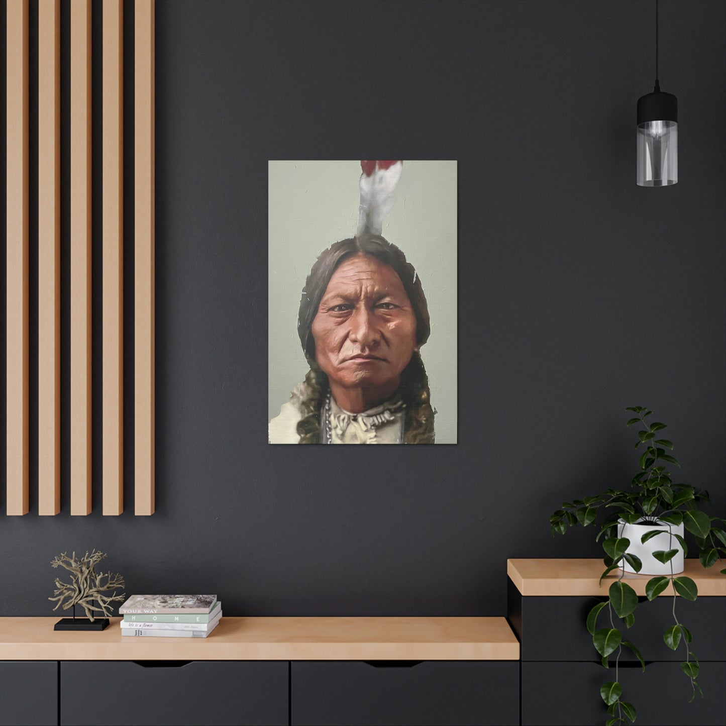 "Sitting Bull" Stretched Canvas