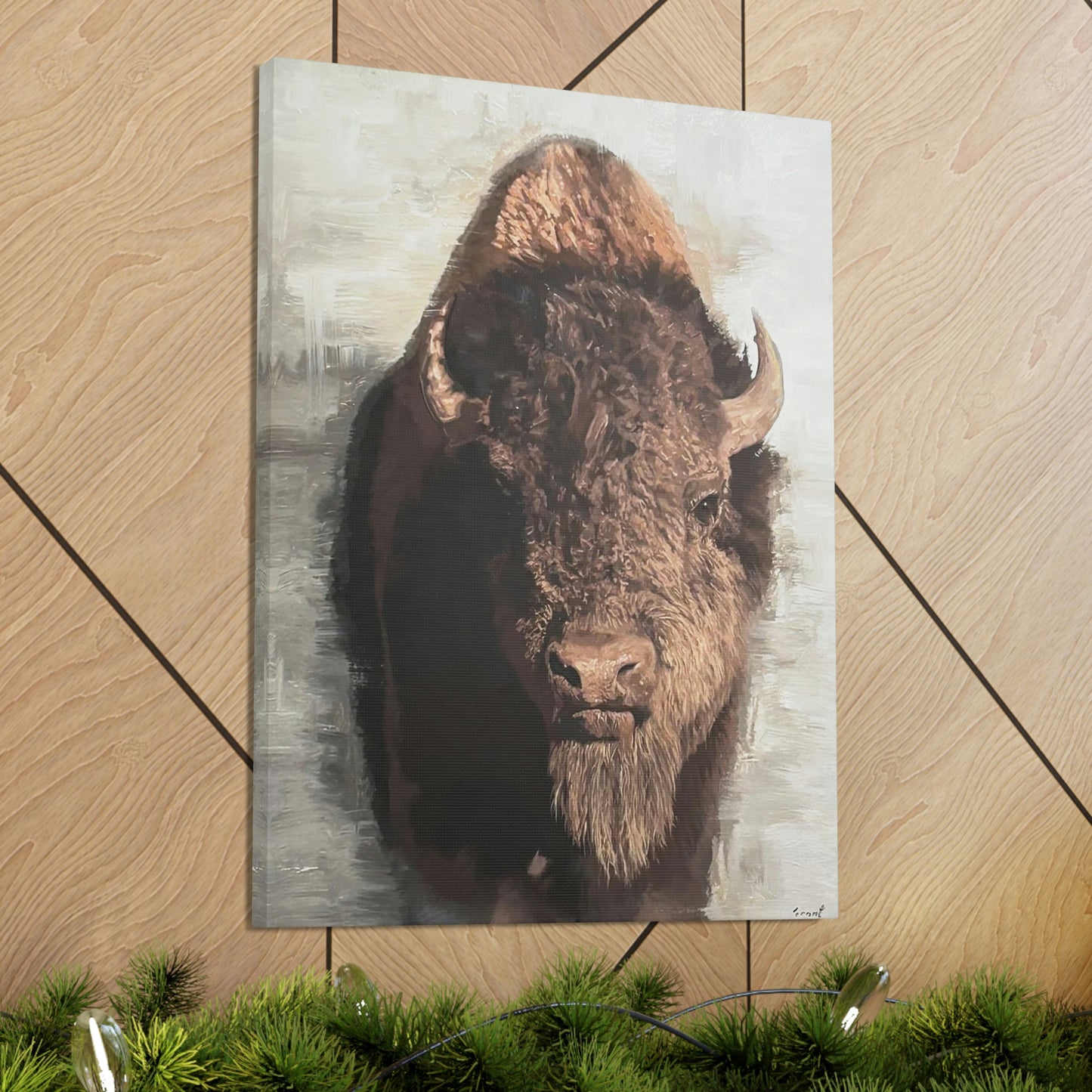 "Prairie King" Stretched Canvas