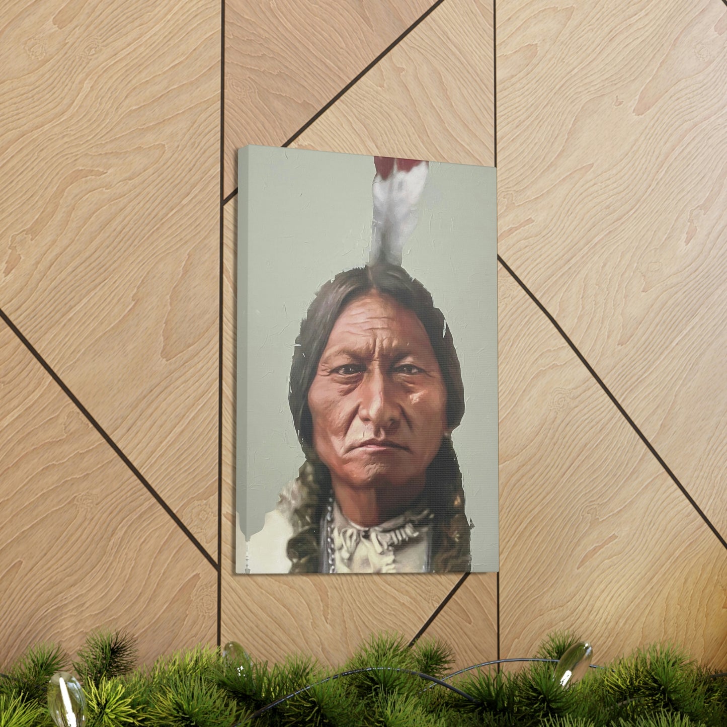 "Sitting Bull" Stretched Canvas