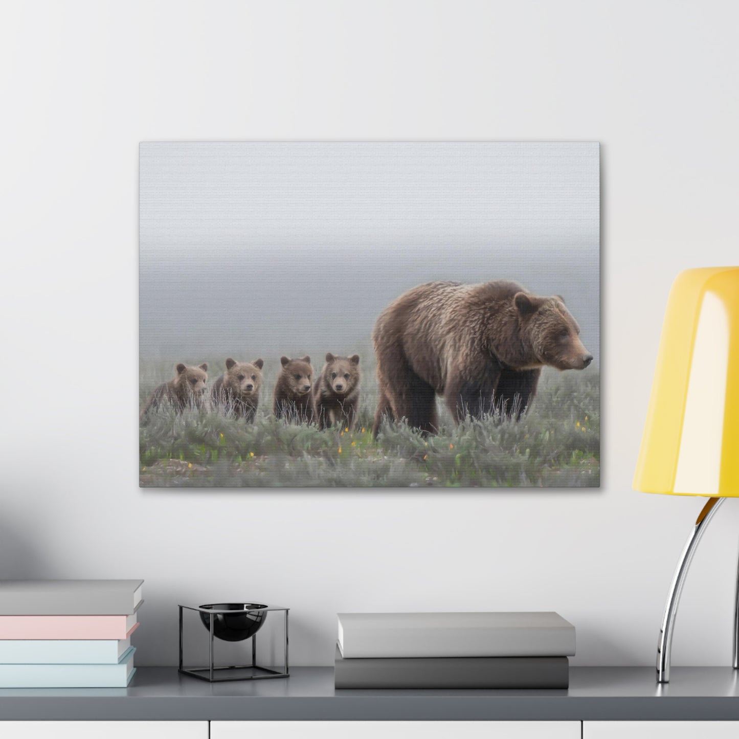 "Grizzly 399" Stretched Canvas