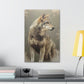 "The Silent Watcher" Stretched Canvas