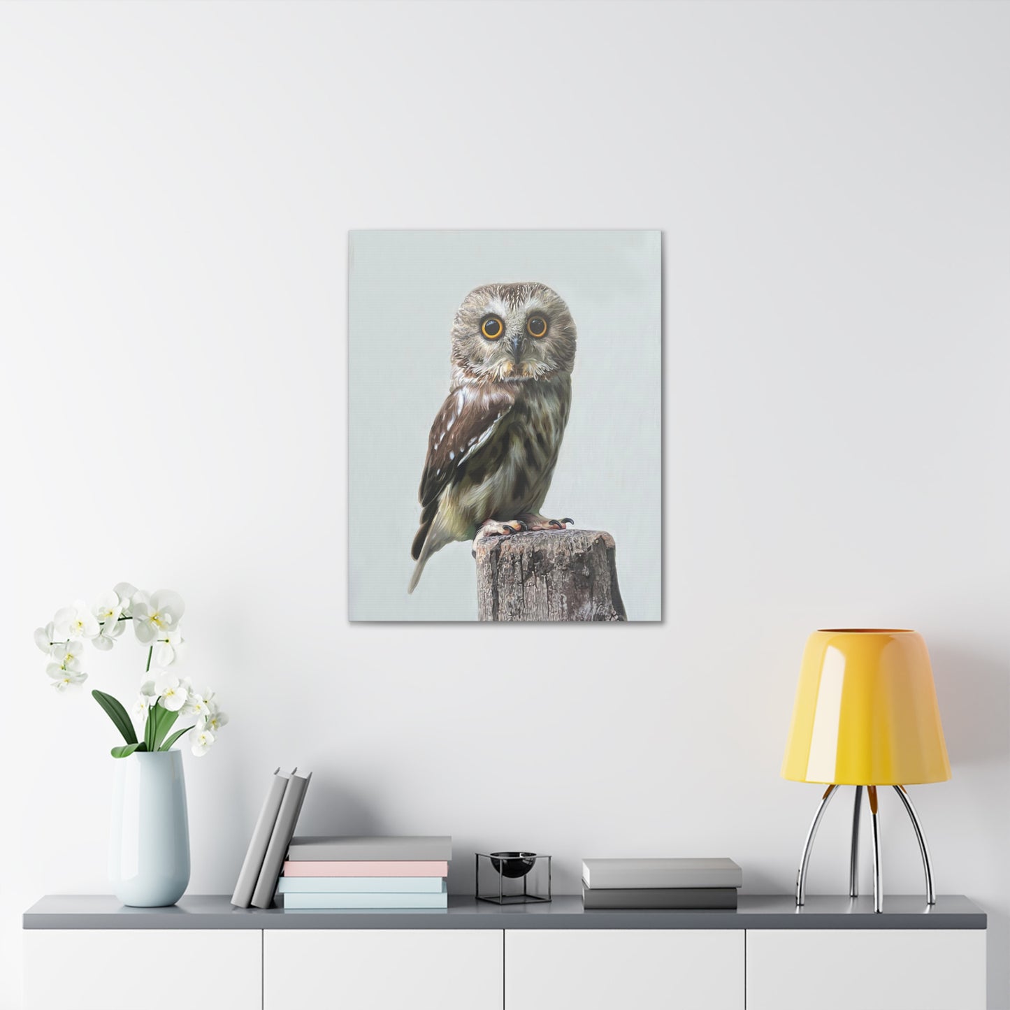 "Owl's Gaze" Stretched Canvas