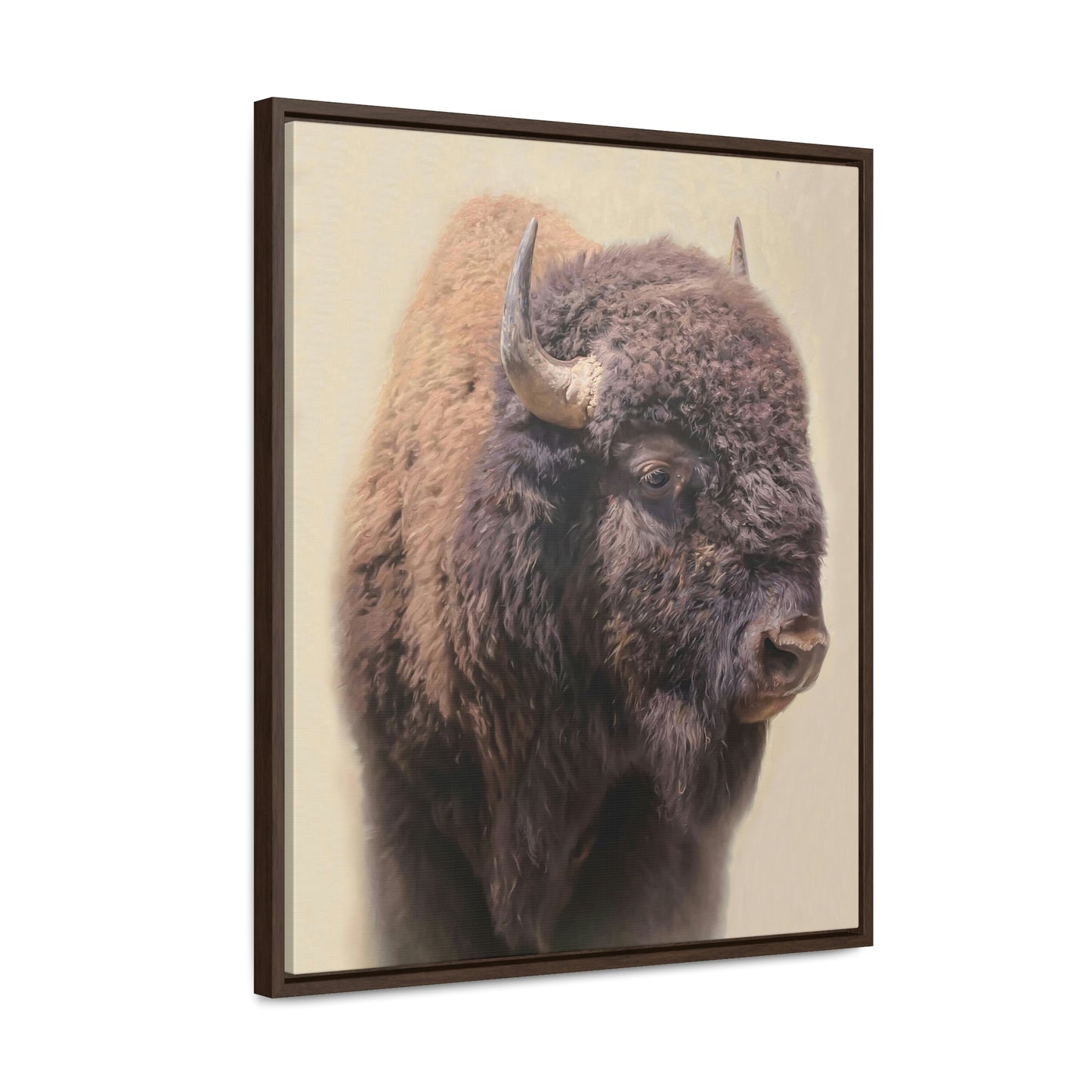 "The Roaming Beast" Framed Canvas