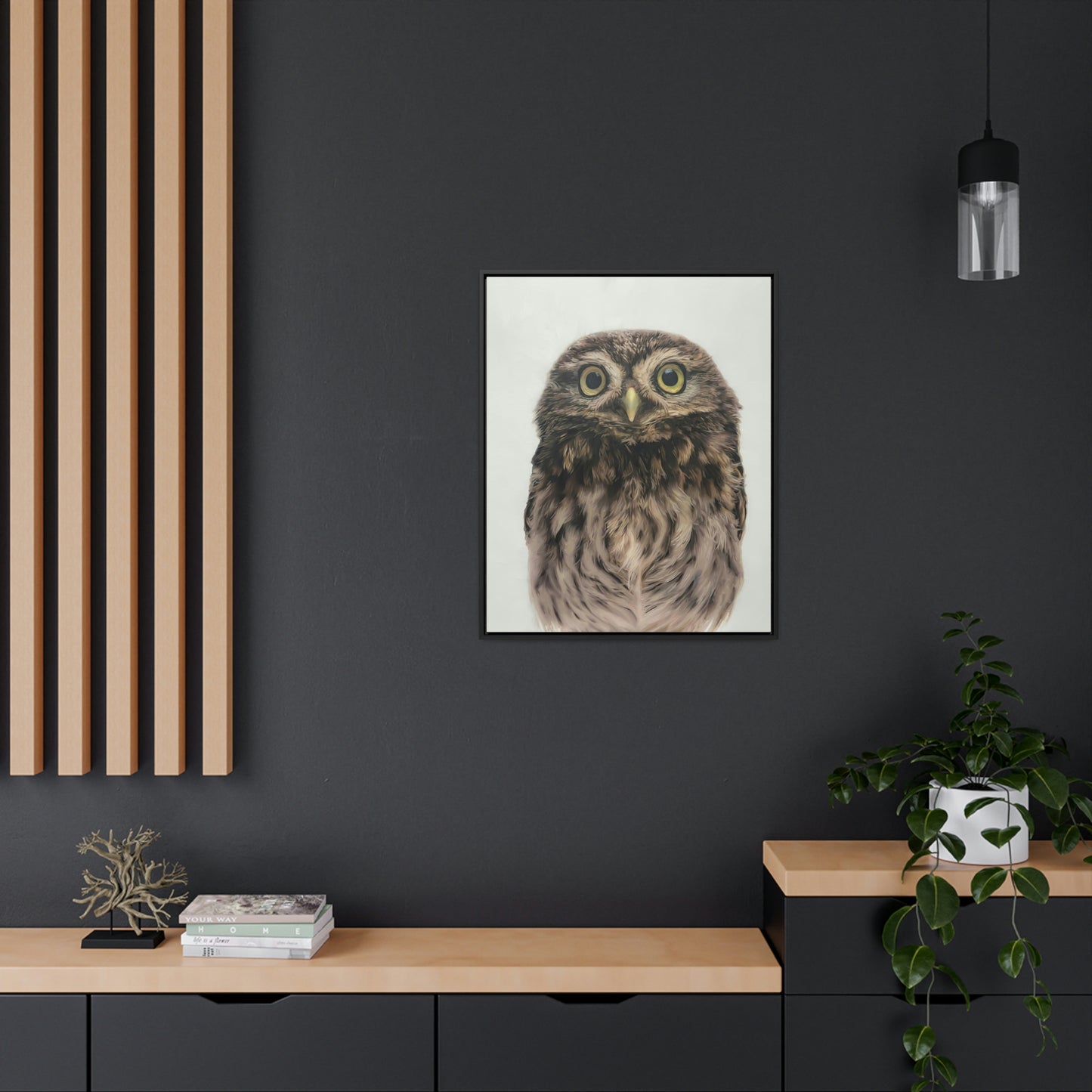 "Eyes of Wisdom" Framed Canvas