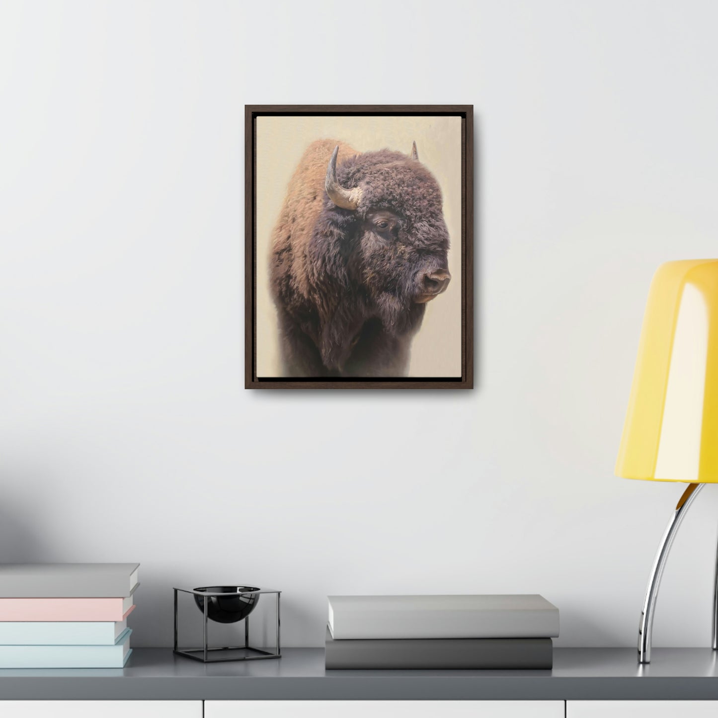 "The Roaming Beast" Framed Canvas