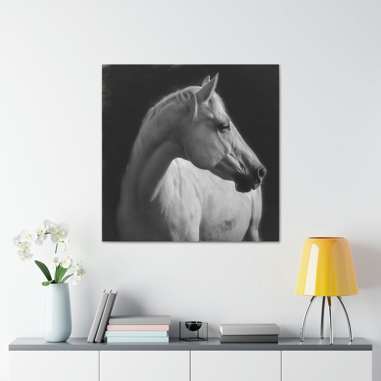 "The Mellow Mustang" Stretched Canvas