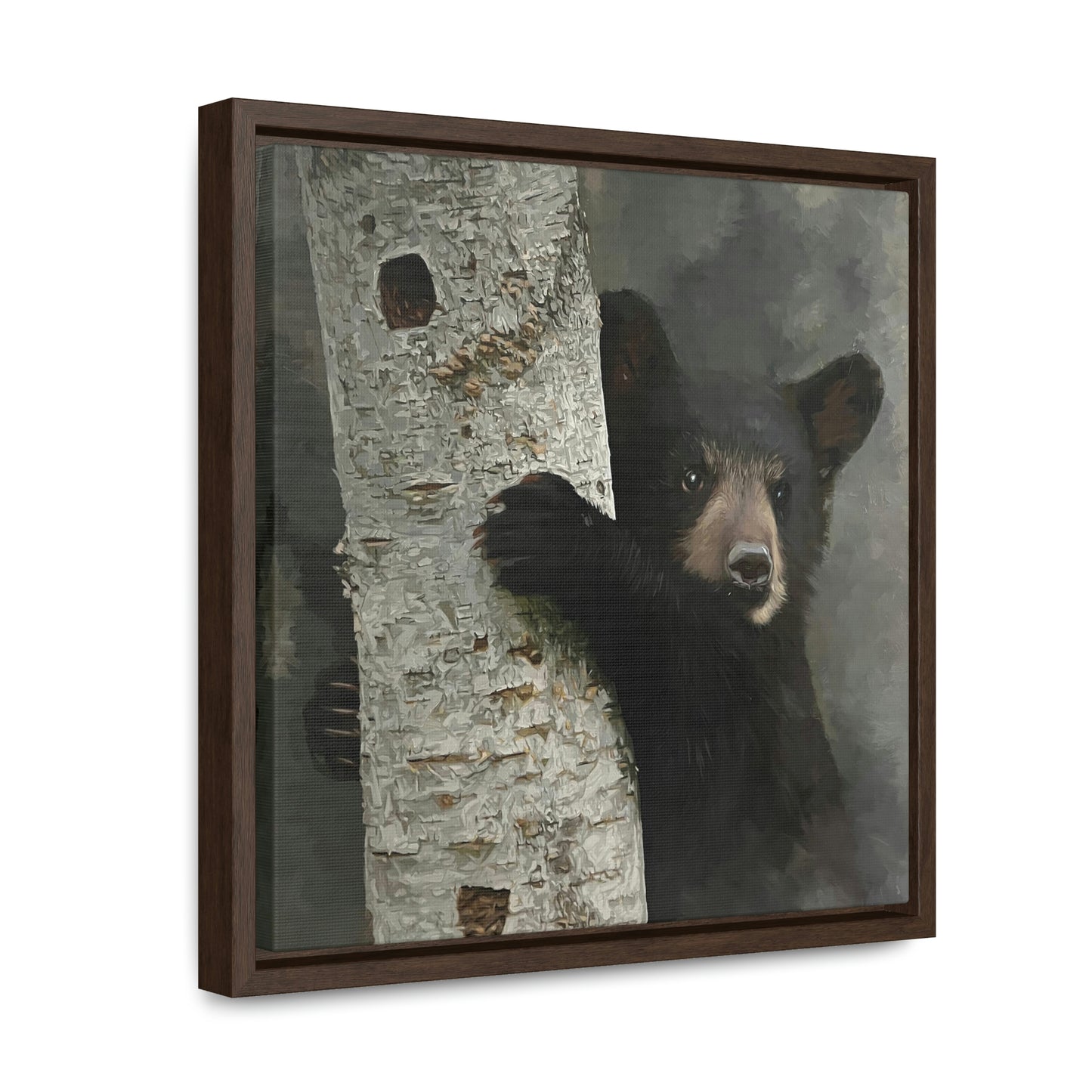 "Bear Hug" Framed Canvas