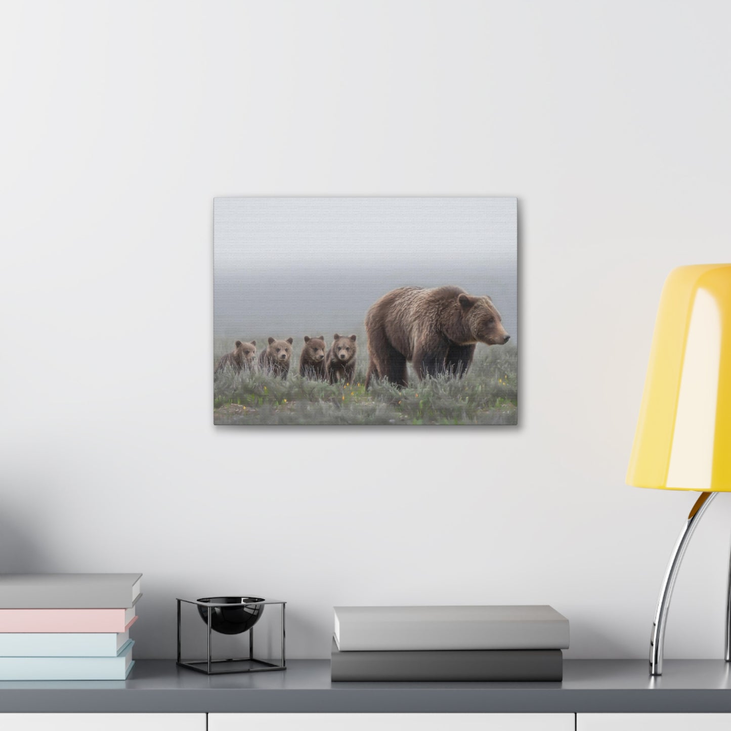 "Grizzly 399" Stretched Canvas