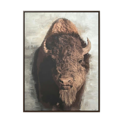 "Prairie King" Framed Canvas