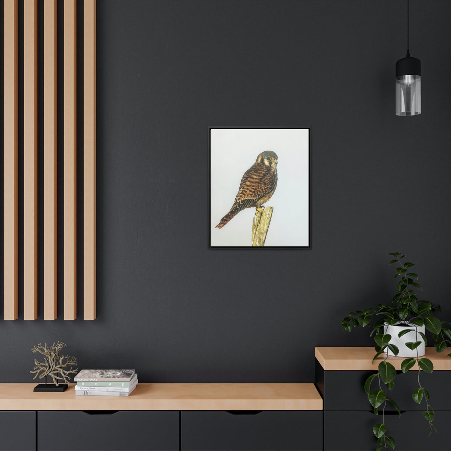 "Kestrel" Framed Canvas