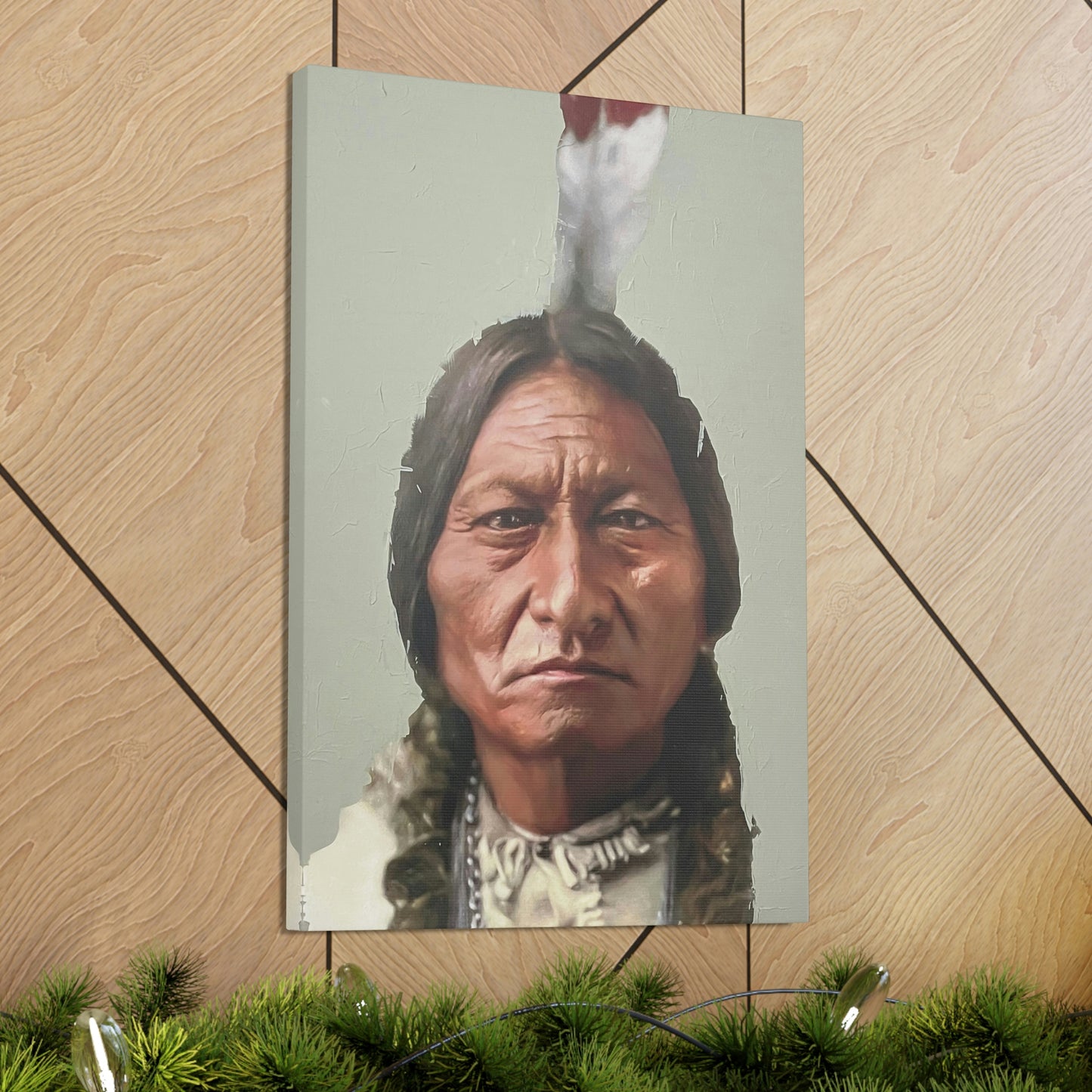 "Sitting Bull" Stretched Canvas