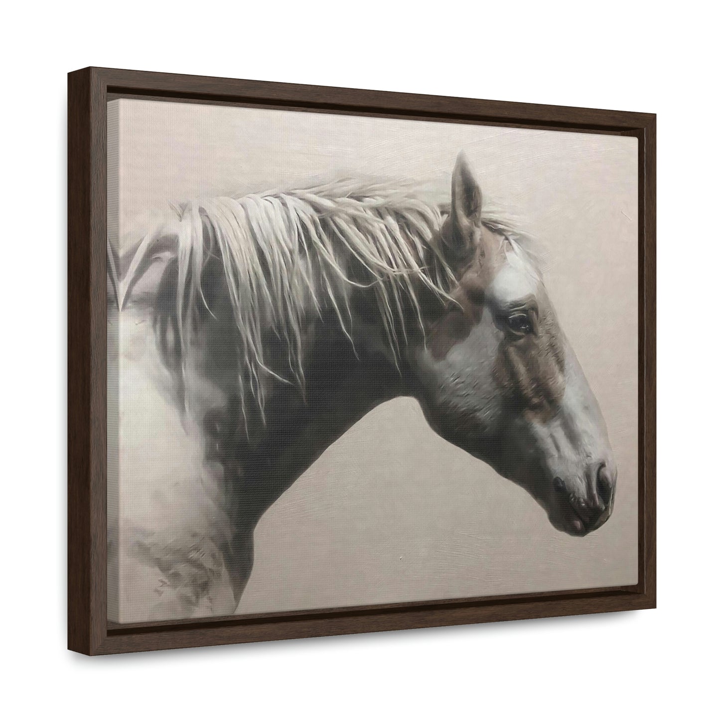 "Graceful Beauty" Framed Canvas