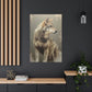 "The Silent Watcher" Stretched Canvas