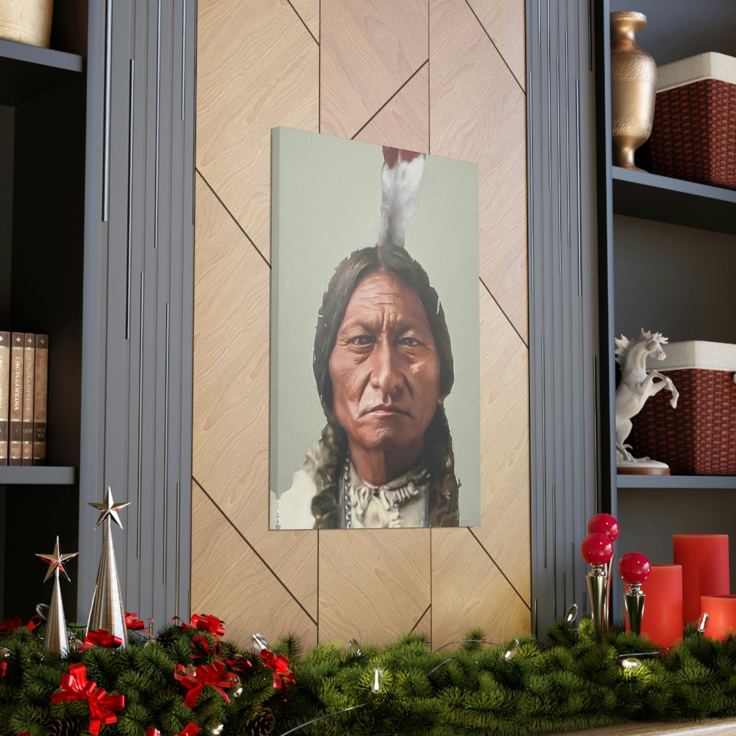 "Sitting Bull" Stretched Canvas