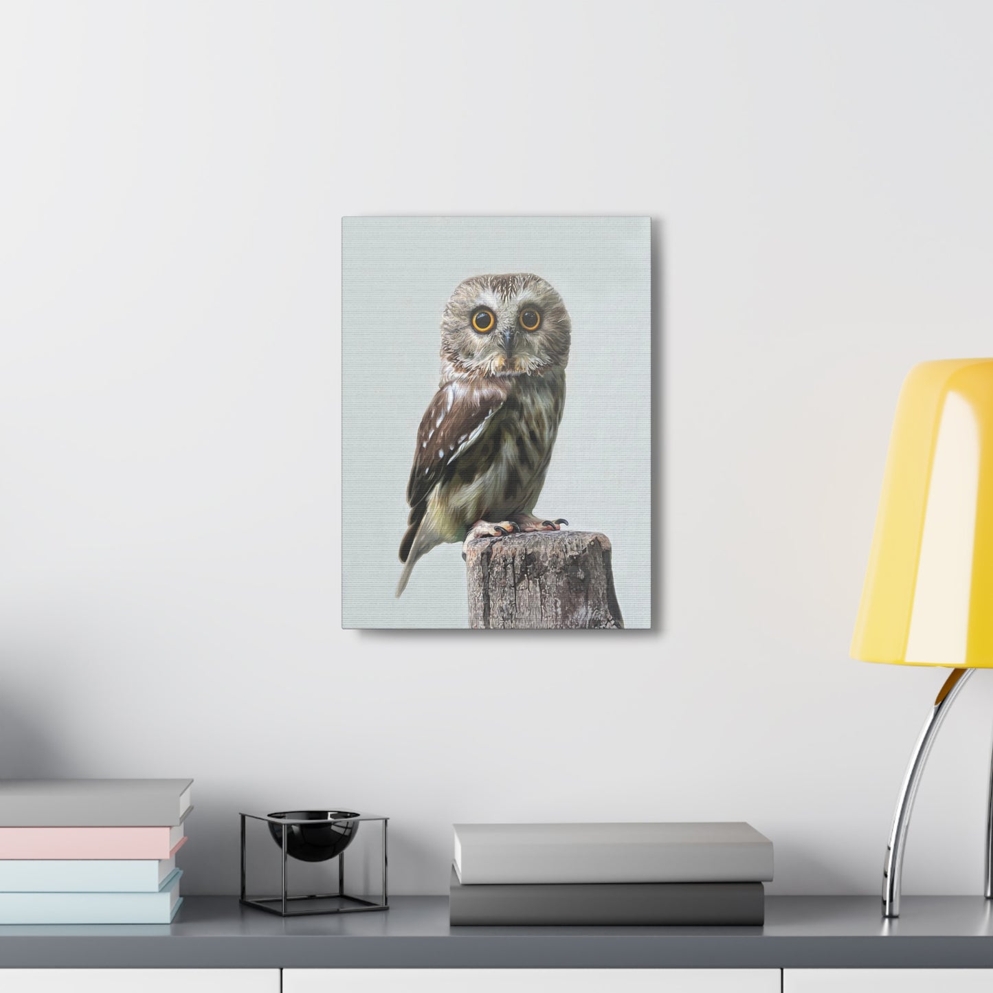 "Owl's Gaze" Stretched Canvas