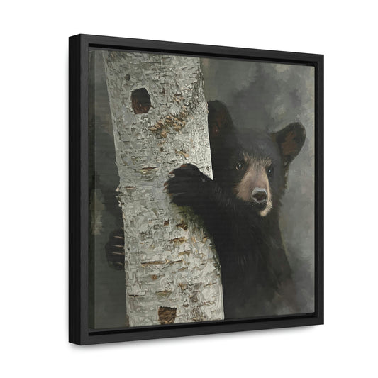 "Bear Hug" Framed Canvas