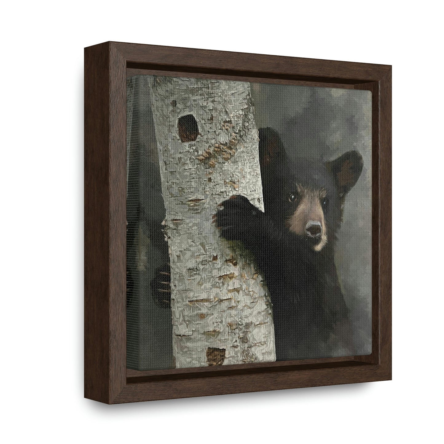 "Bear Hug" Framed Canvas