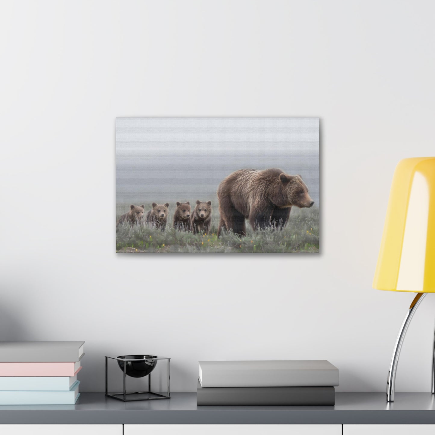 "Grizzly 399" Stretched Canvas