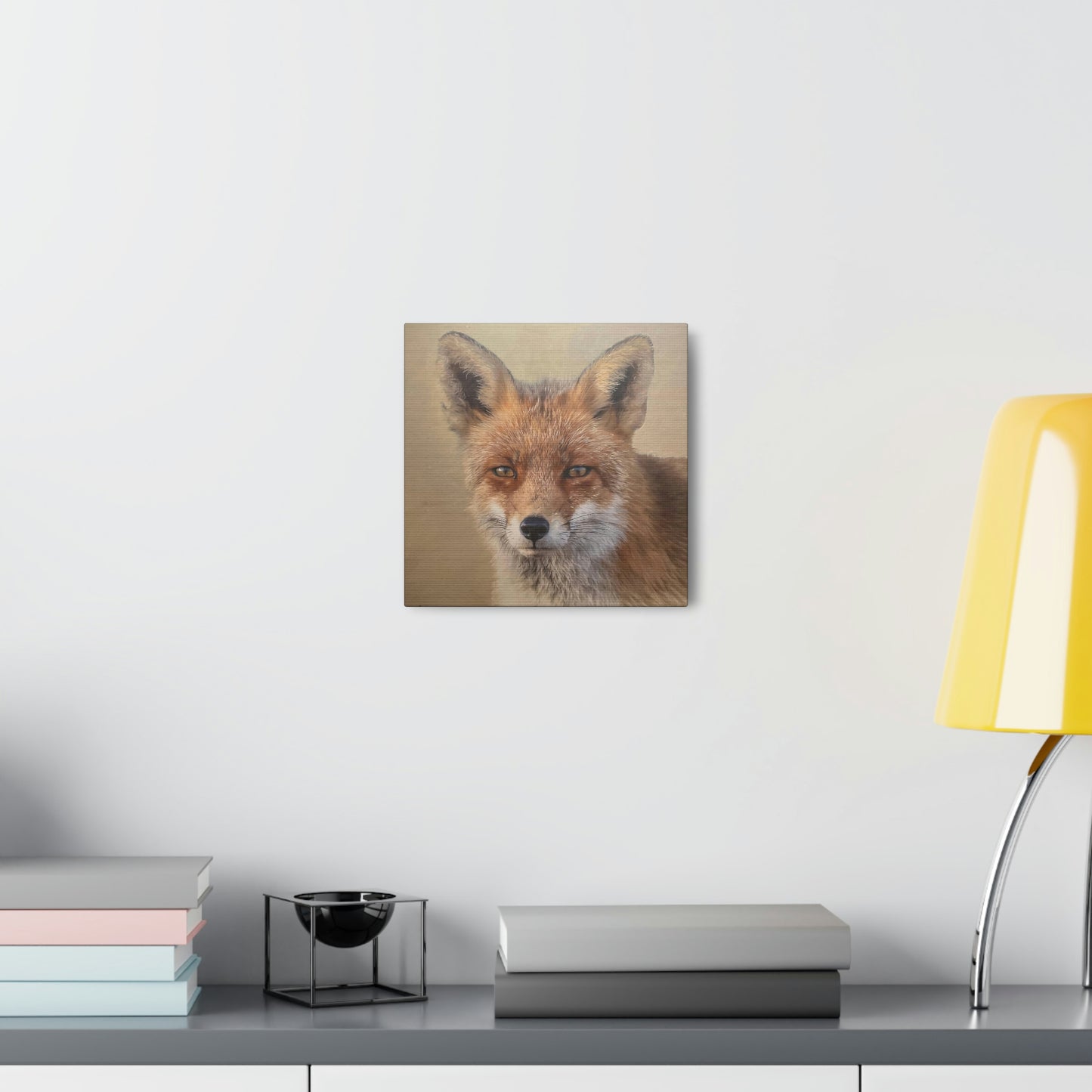 "Auburn Beauty" Stretched Canvas Fox Painting