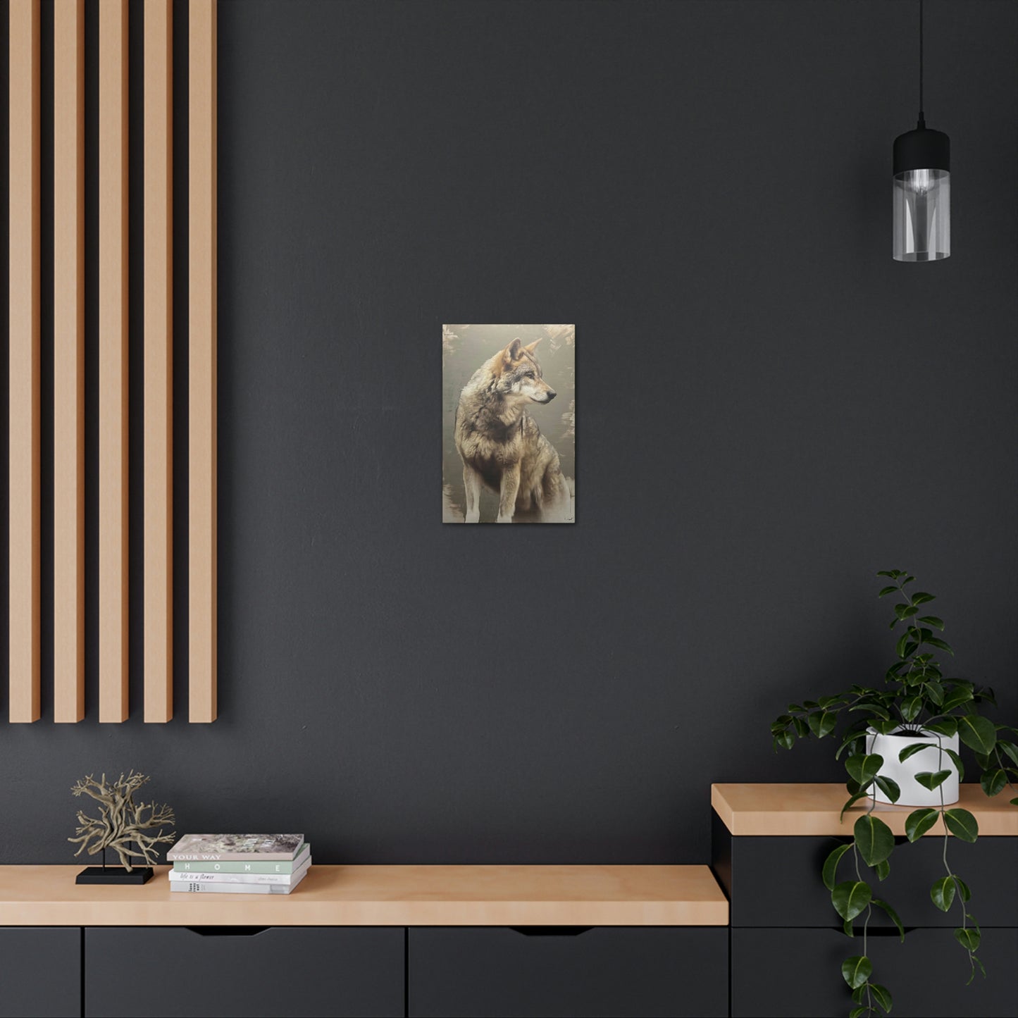 "The Silent Watcher" Stretched Canvas