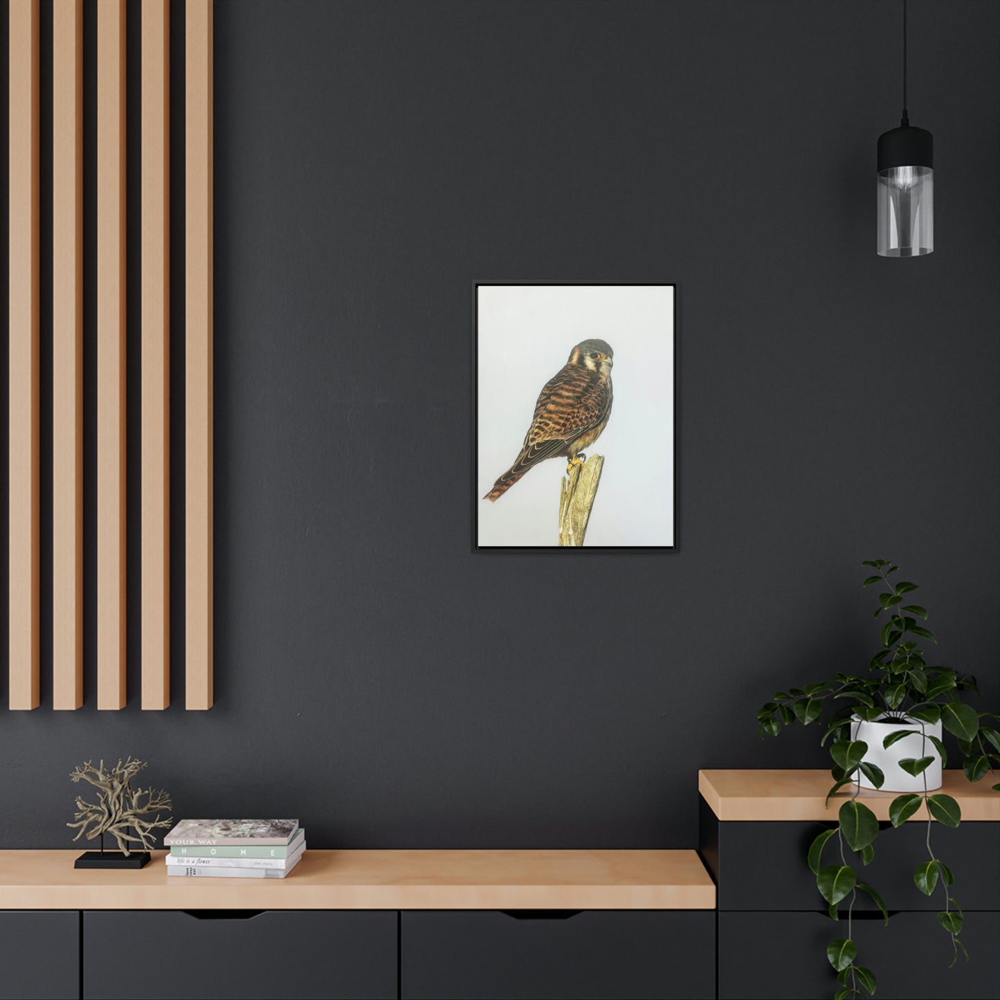 "Kestrel" Framed Canvas