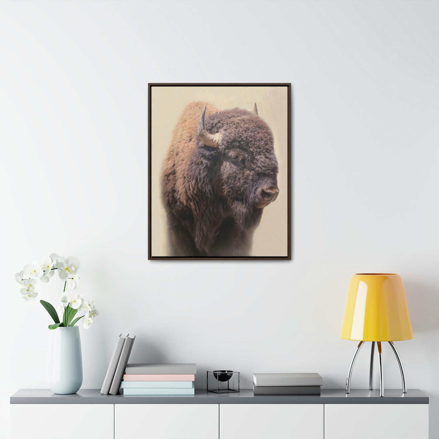 "The Roaming Beast" Framed Canvas