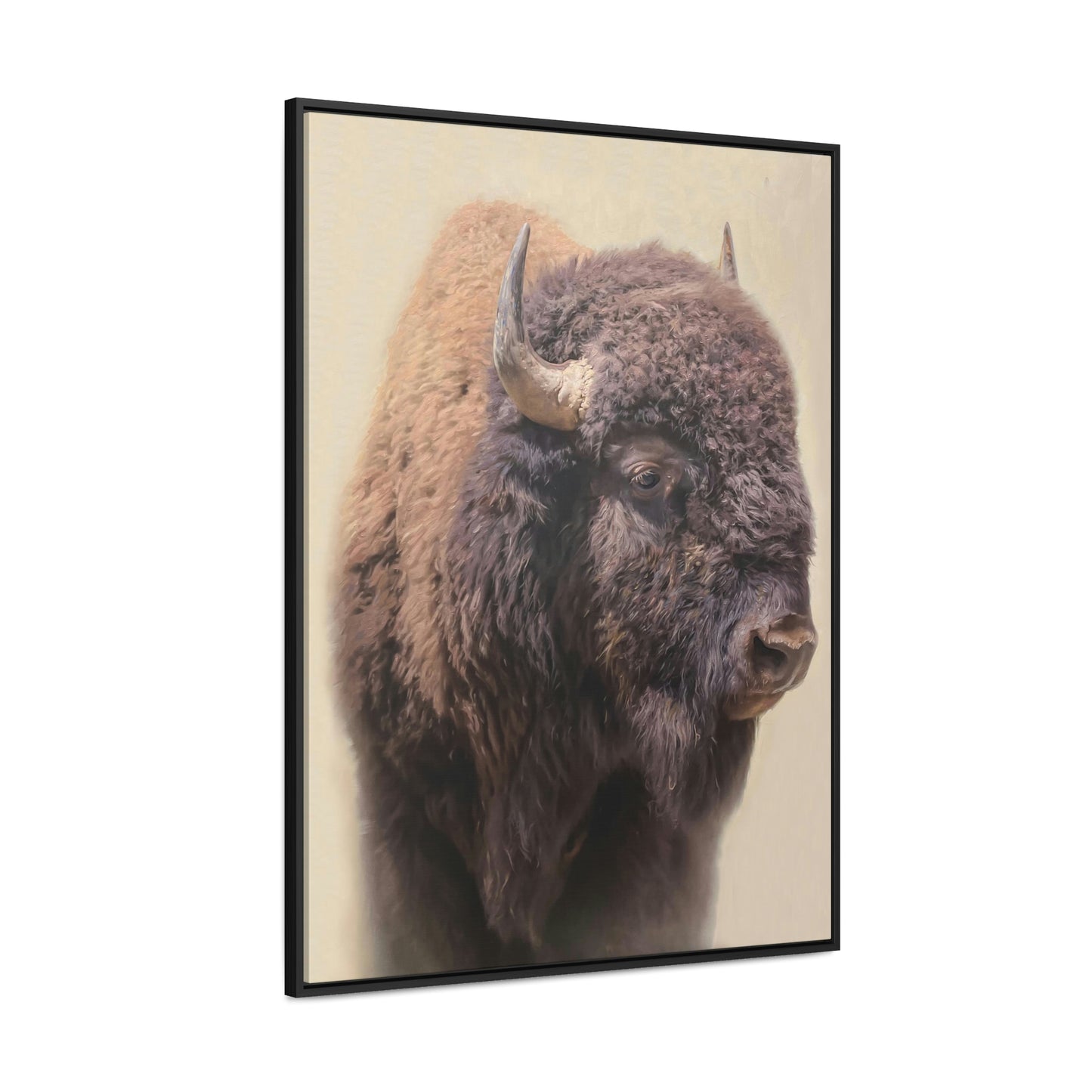 "The Roaming Beast" Framed Canvas