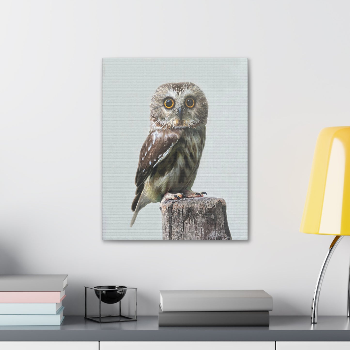 "Owl's Gaze" Stretched Canvas