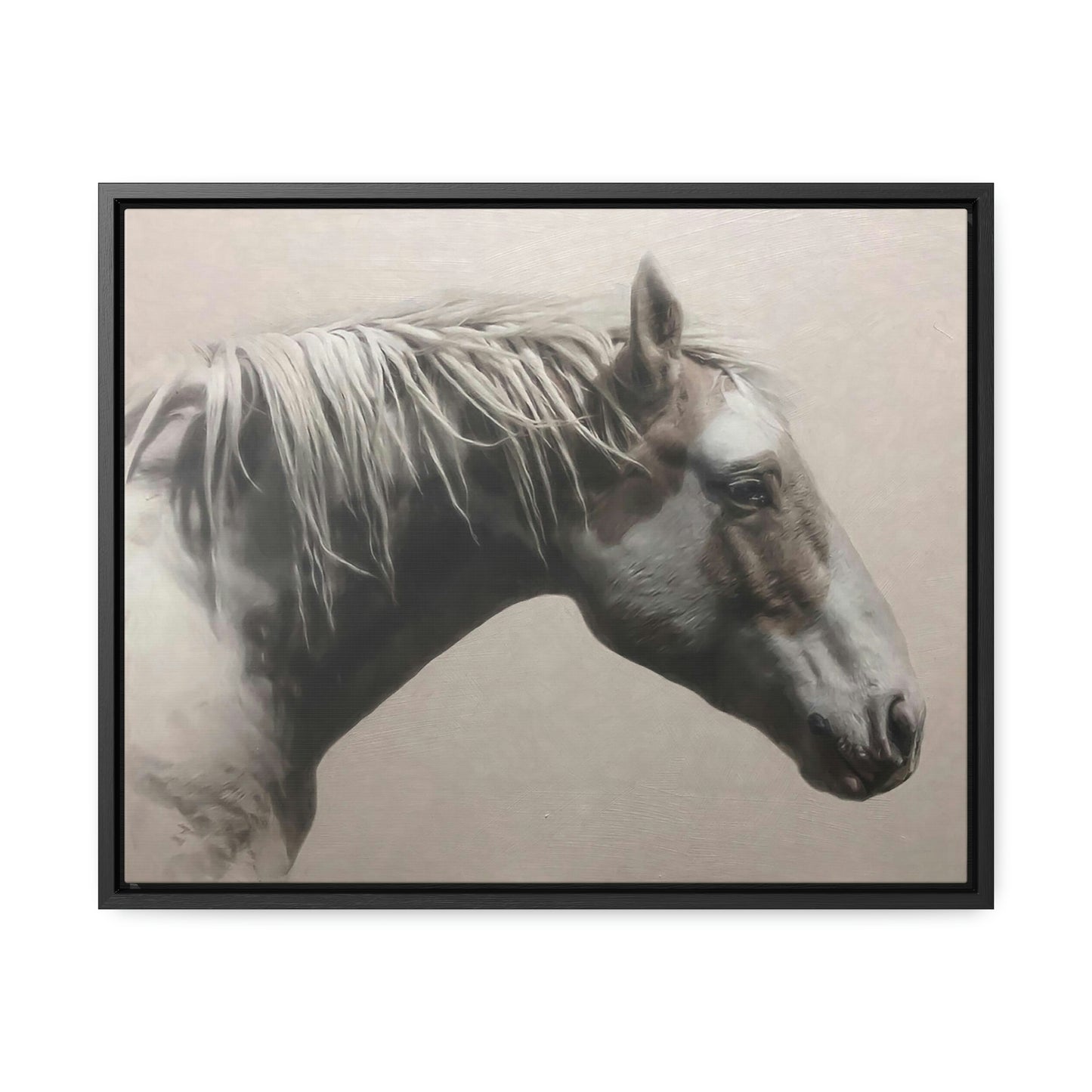 "Graceful Beauty" Framed Canvas