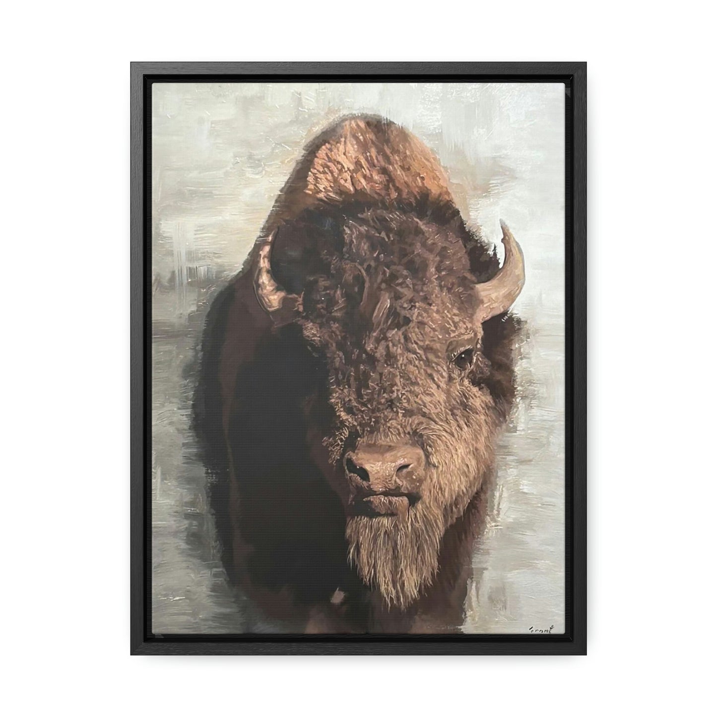 "Prairie King" Framed Canvas