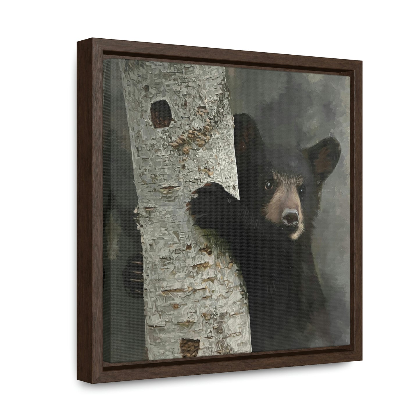 "Bear Hug" Framed Canvas